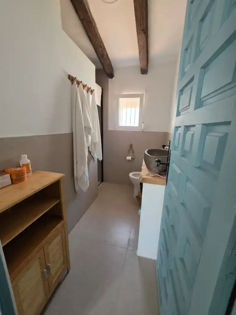 Bany de Casa o xalet de lloguer en Dénia amb Aire condicionat, Jardí privat i Traster