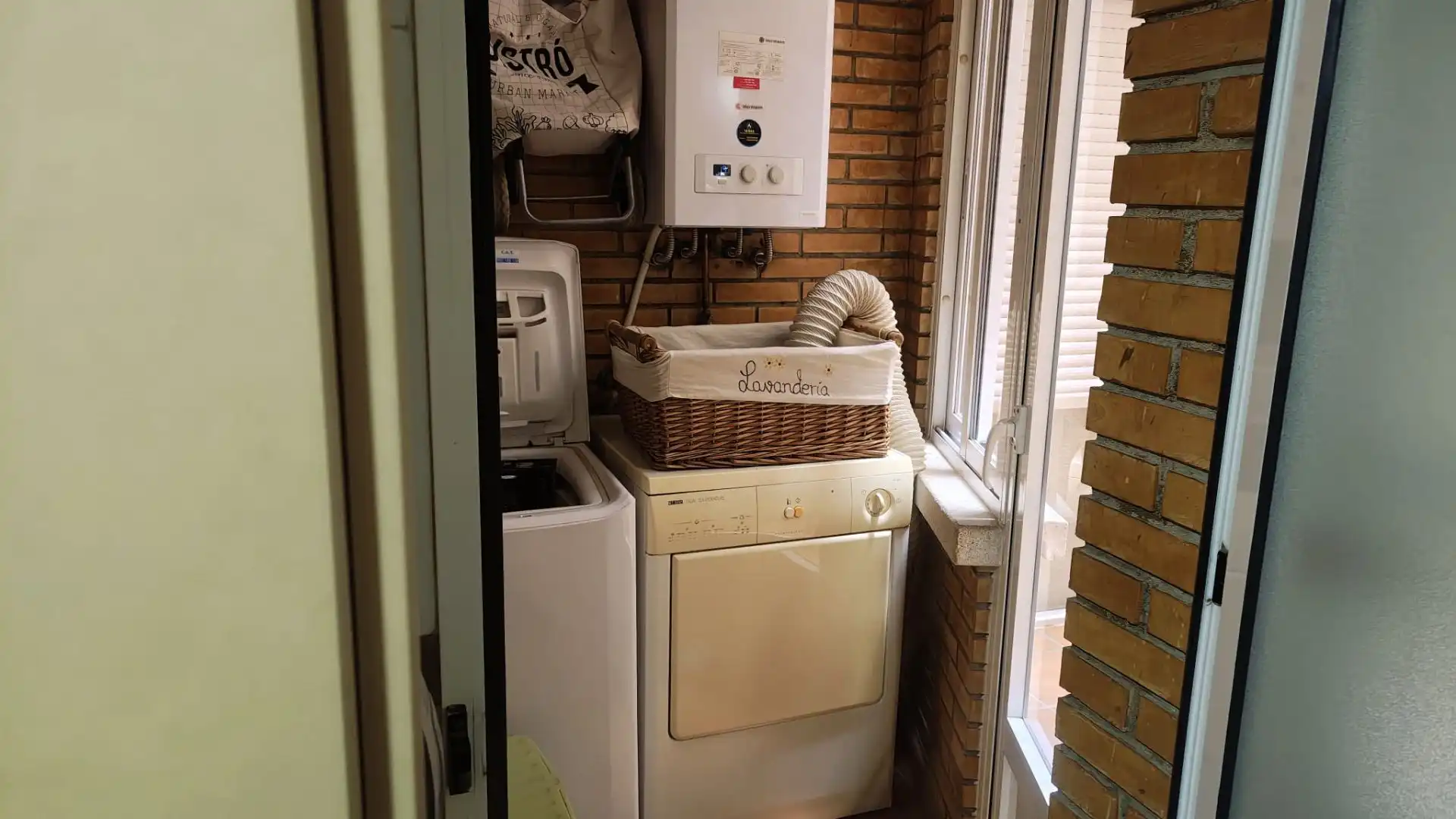 Terraza de Piso de alquiler en Puertollano con Aire acondicionado, Calefacción y Amueblado