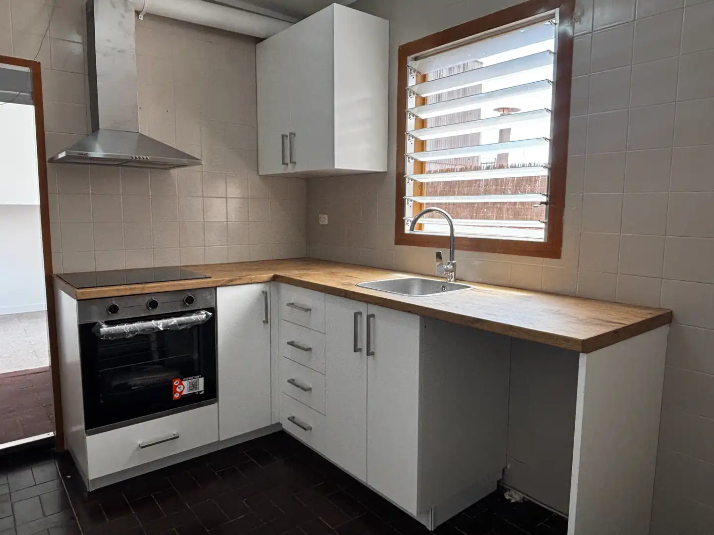 Kitchen of Flat for sale in Terrassa  with Heating, Parquet flooring and Terrace