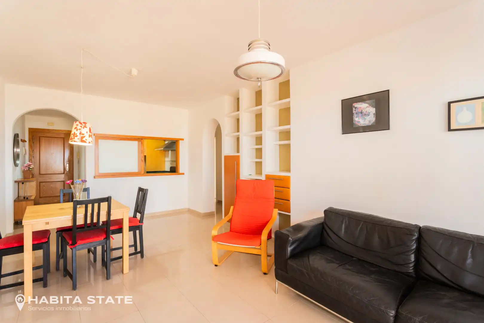 Sala de estar de Apartamento en venta en El Ejido con Terraza, Amueblado y Horno