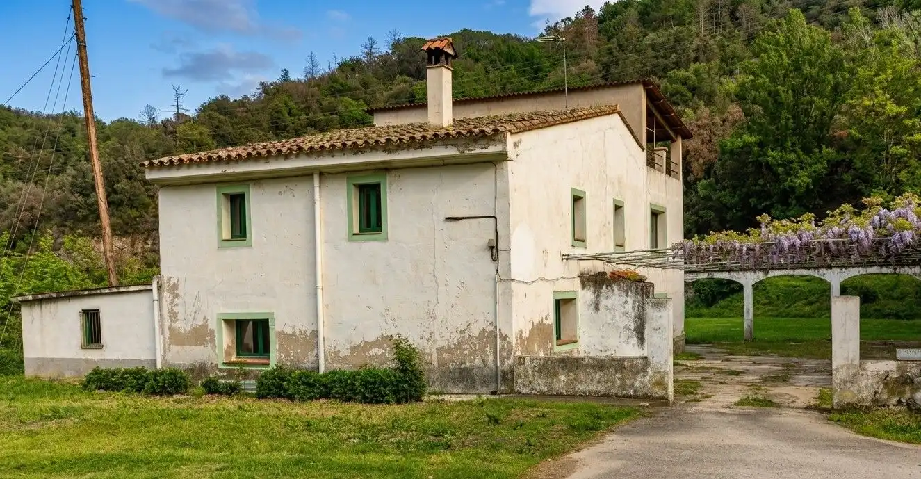 Vista exterior de Finca rústica en venta en Bescanó con Terraza