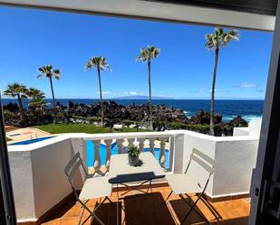 Terrace of Duplex to rent in Santiago del Teide  with Air Conditioner, Terrace and Swimming Pool