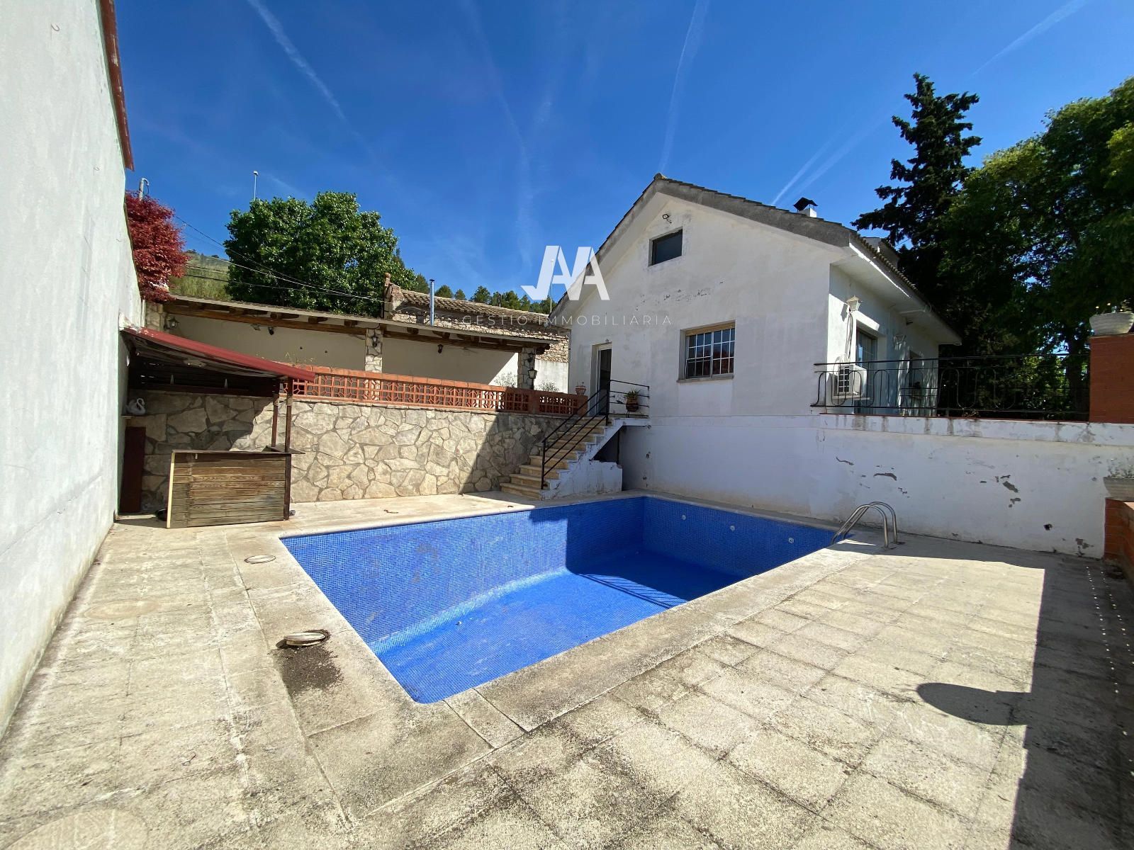 Swimming pool of House or chalet for sale in Argençola  with Air Conditioner, Private garden and Terrace