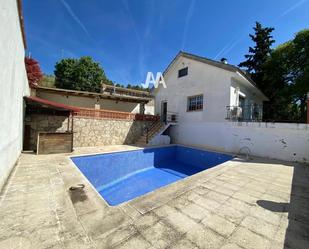 Swimming pool of House or chalet for sale in Argençola  with Air Conditioner, Private garden and Terrace