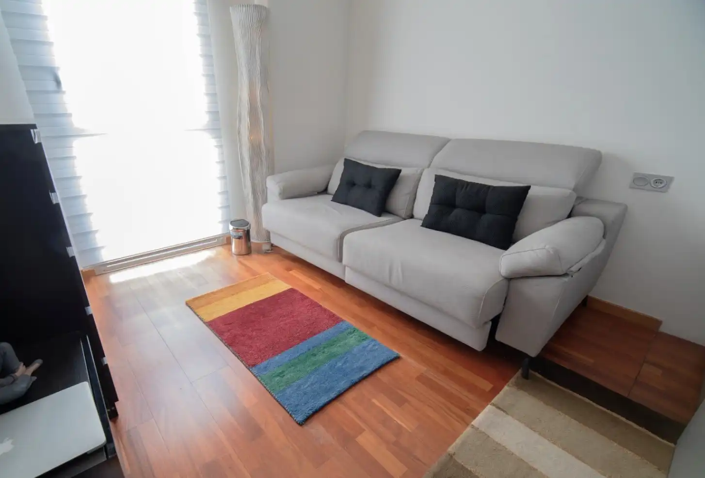 Sala d'estar de Pis en venda en Barcelona amb Aire condicionat, Calefacció i Parquet