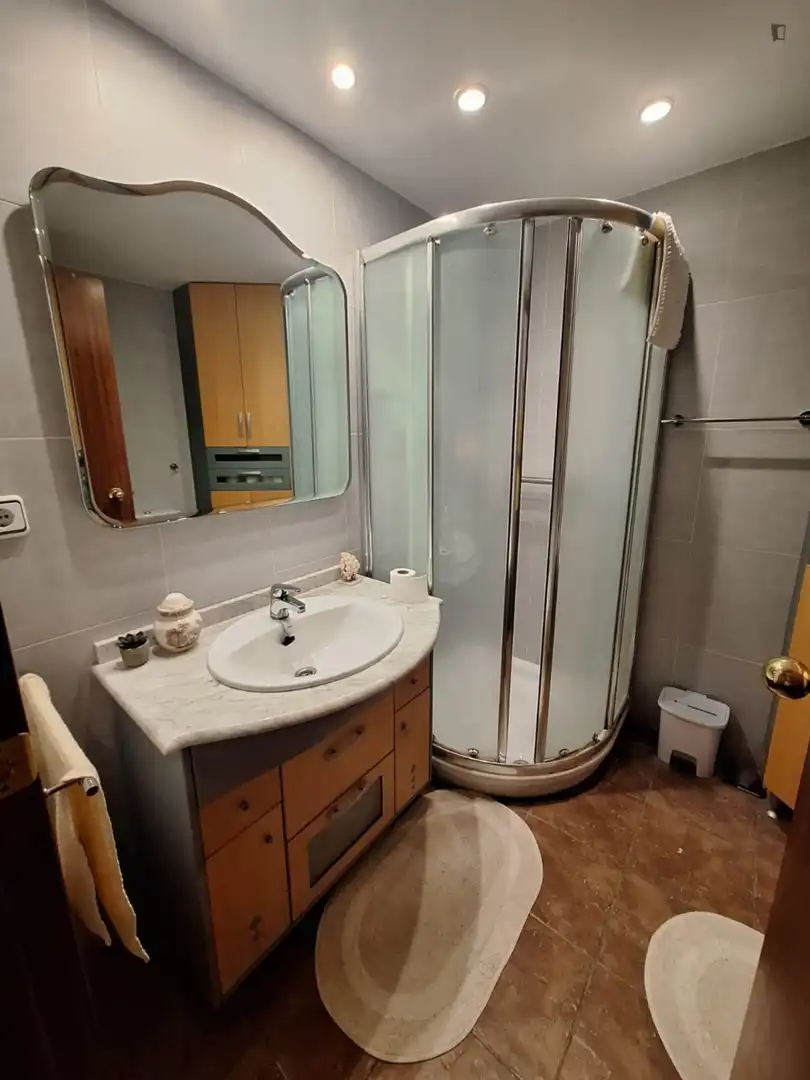 Baño de Apartamento de alquiler en Moncada con Amueblado, Horno y Lavadora