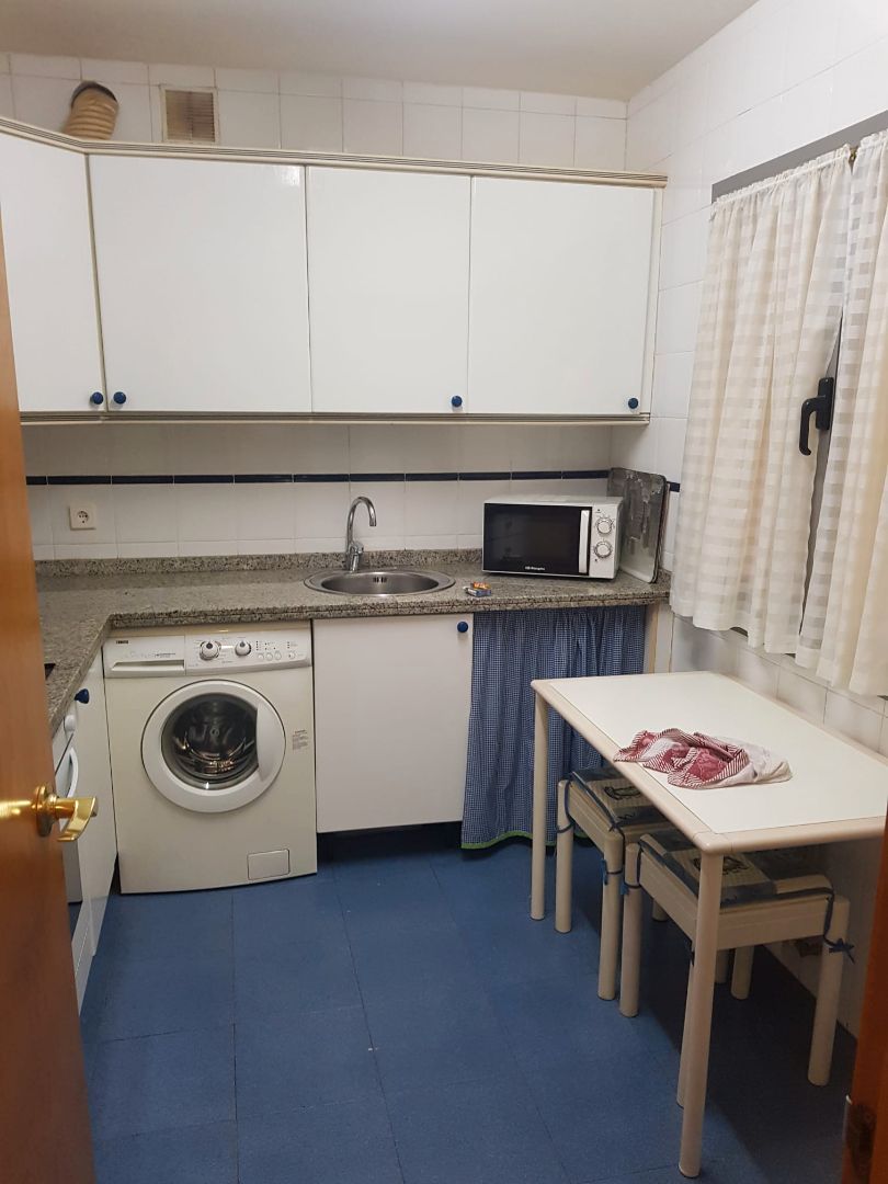 Kitchen of Apartment for sale in Oviedo   with Heating, Parquet flooring and Furnished