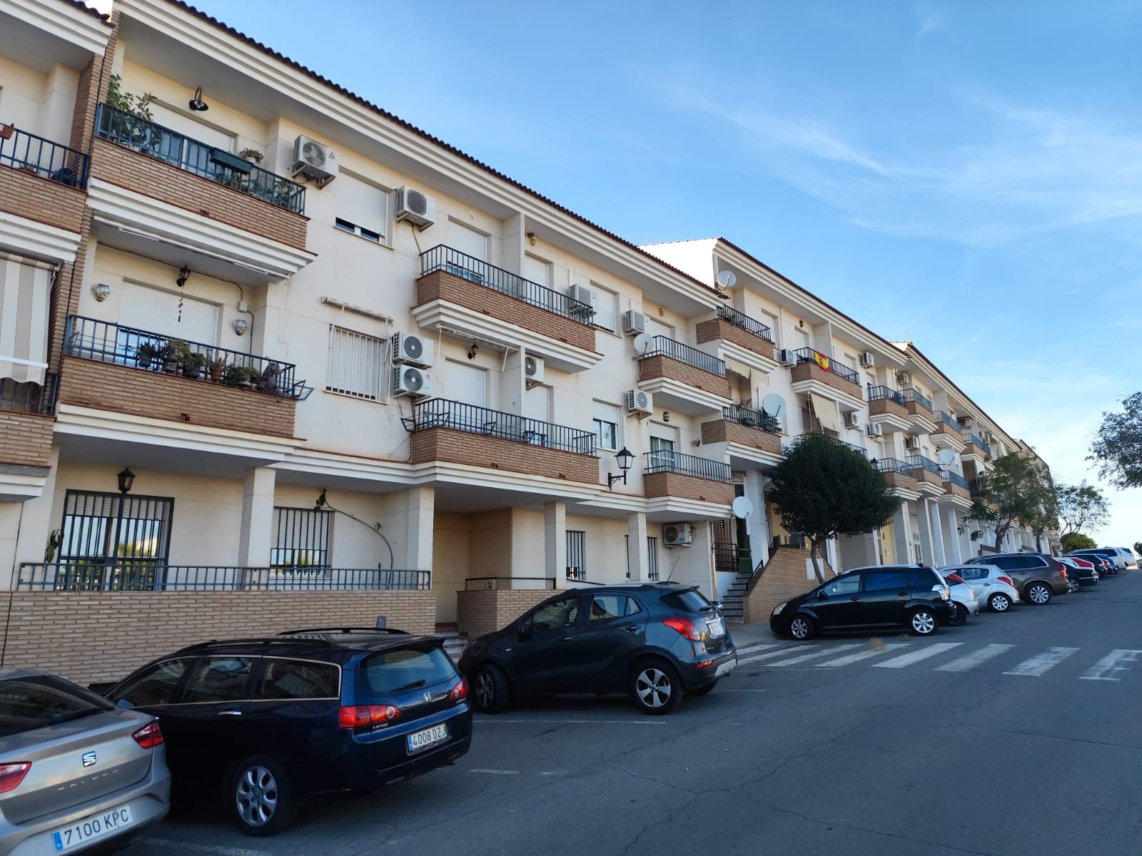 Exterior view of Flat for sale in Zafra  with Air Conditioner and Balcony