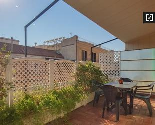 Terrace of Flat to rent in  Barcelona Capital  with Air Conditioner, Heating and Furnished