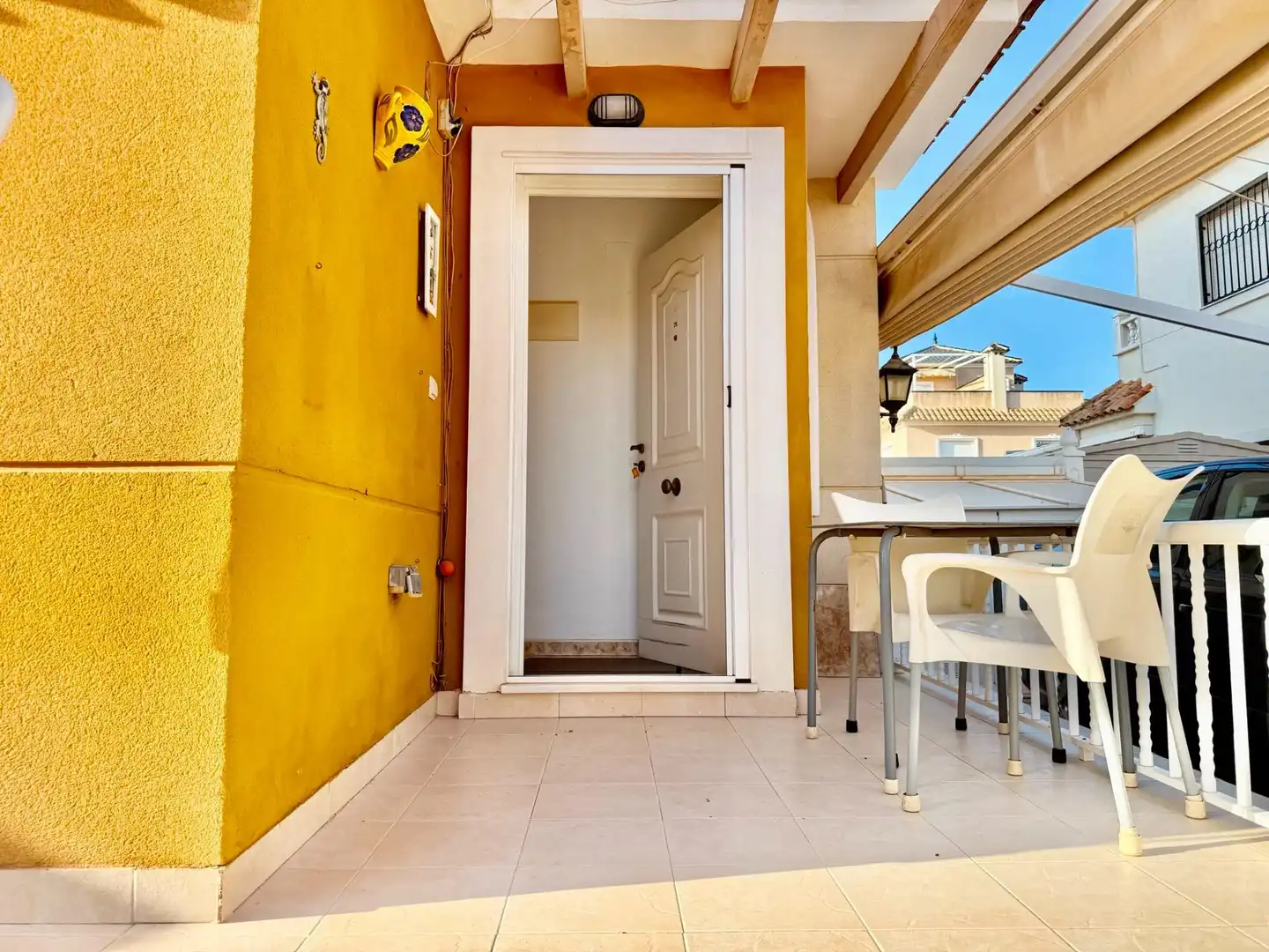 Balcony of Detached homes for sale in Pilar de la Horadada  with Air Conditioner, Private garden and Terrace