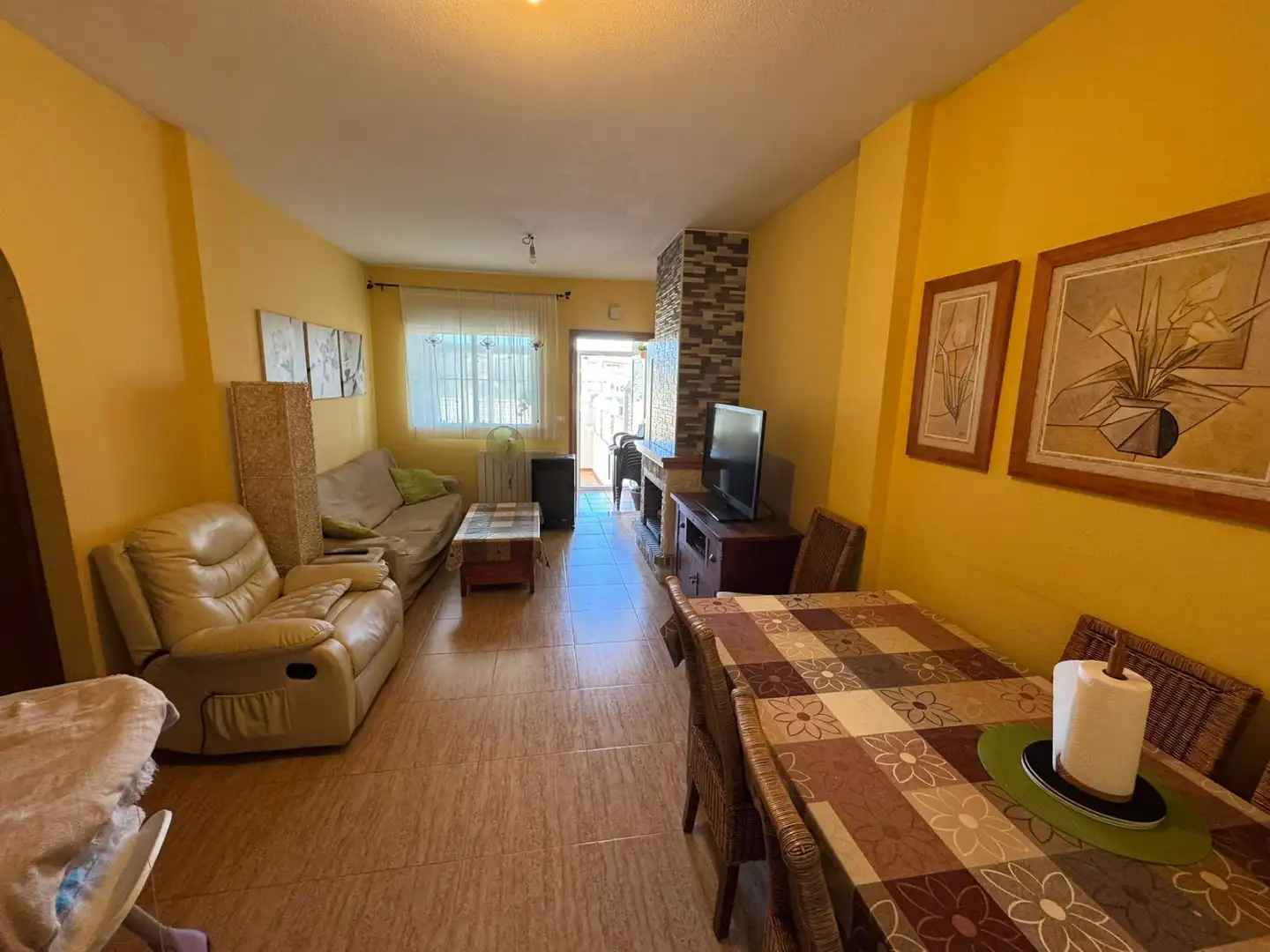 Living room of Houses for sale in Castalla  with Heating, Private garden and Terrace