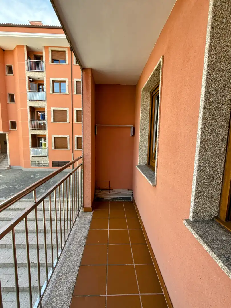 Balcony of Flat for rent in Santa Comba  with Heating, Parquet flooring and Terrace
