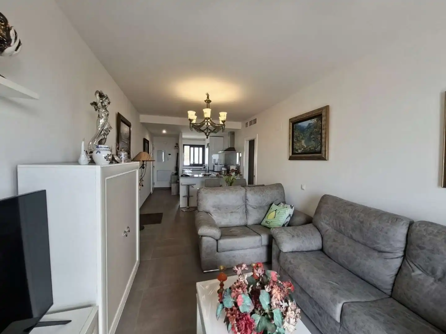 Living room of Flat for rent in Algarrobo Costa