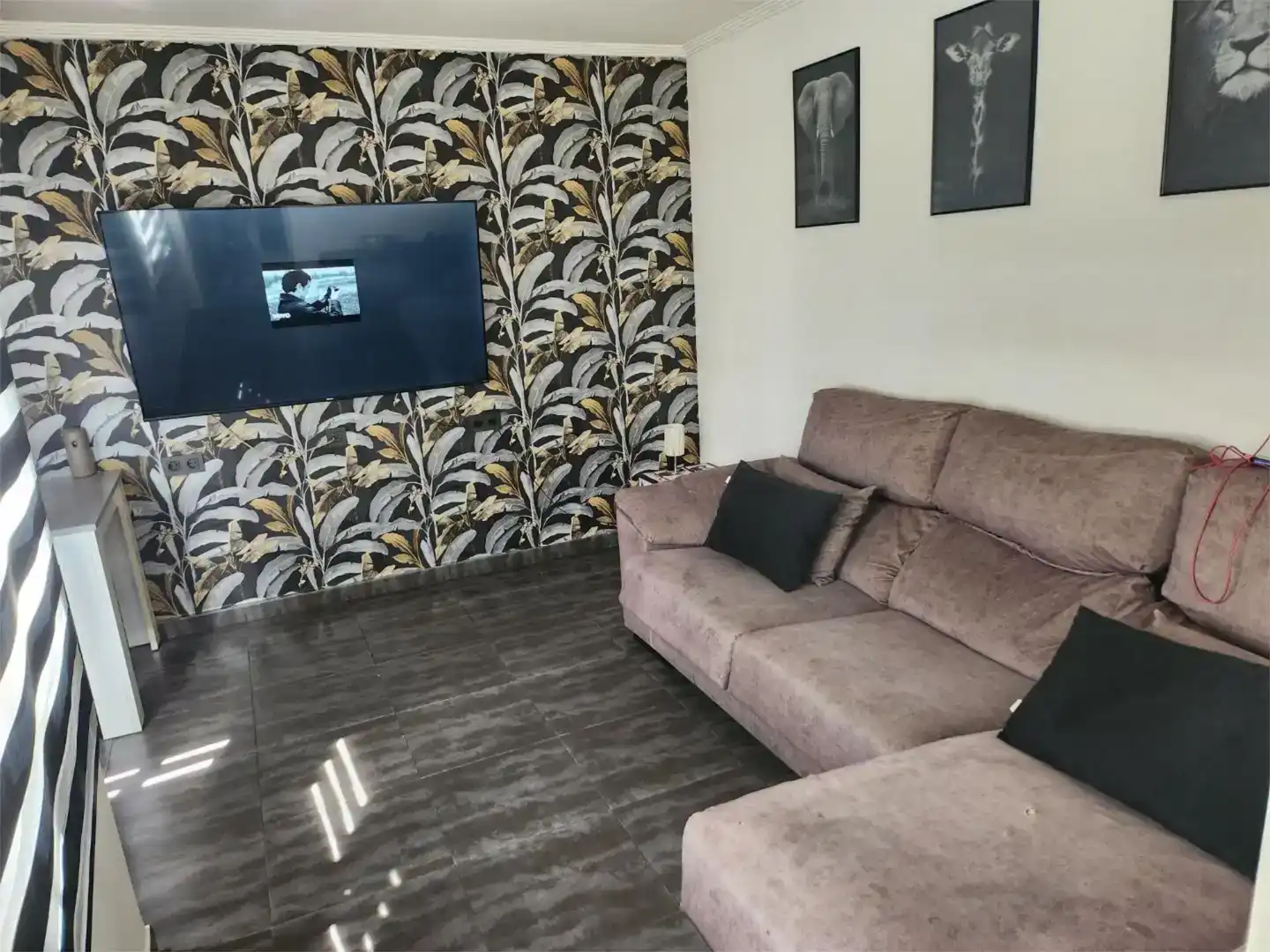Sala d'estar de Pis en venda en Argamasilla de Calatrava amb Aire condicionat
