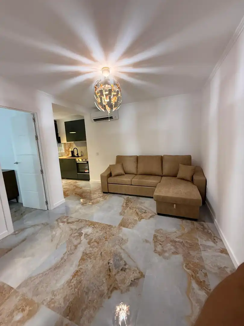 Living room of Apartments for sale in Benidorm  with Air Conditioner, Terrace and Furnished