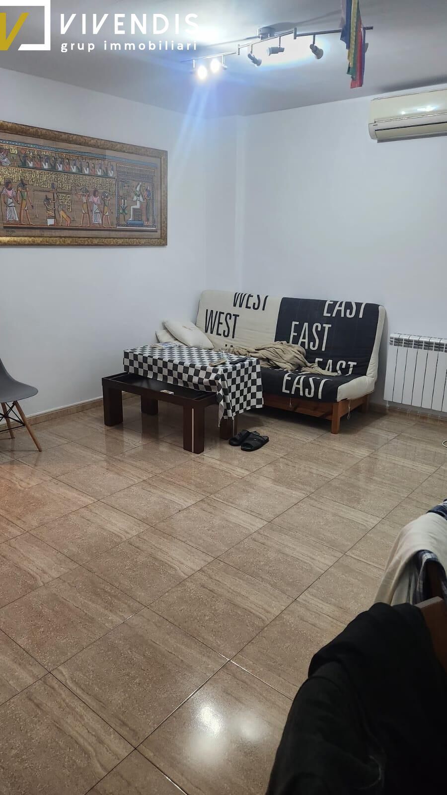 Living room of Flat for sale in  Lleida Capital  with Air Conditioner, Heating and Balcony