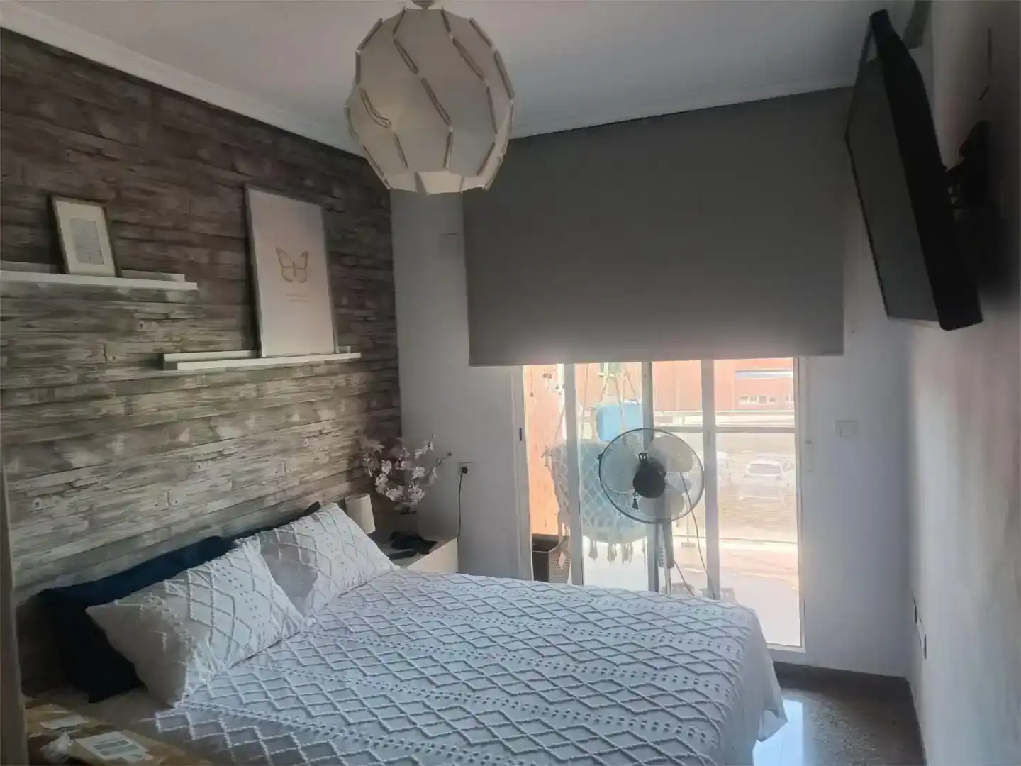 Bedroom of Flat for sale in Petrer  with Air Conditioner, Private garden and Storage room