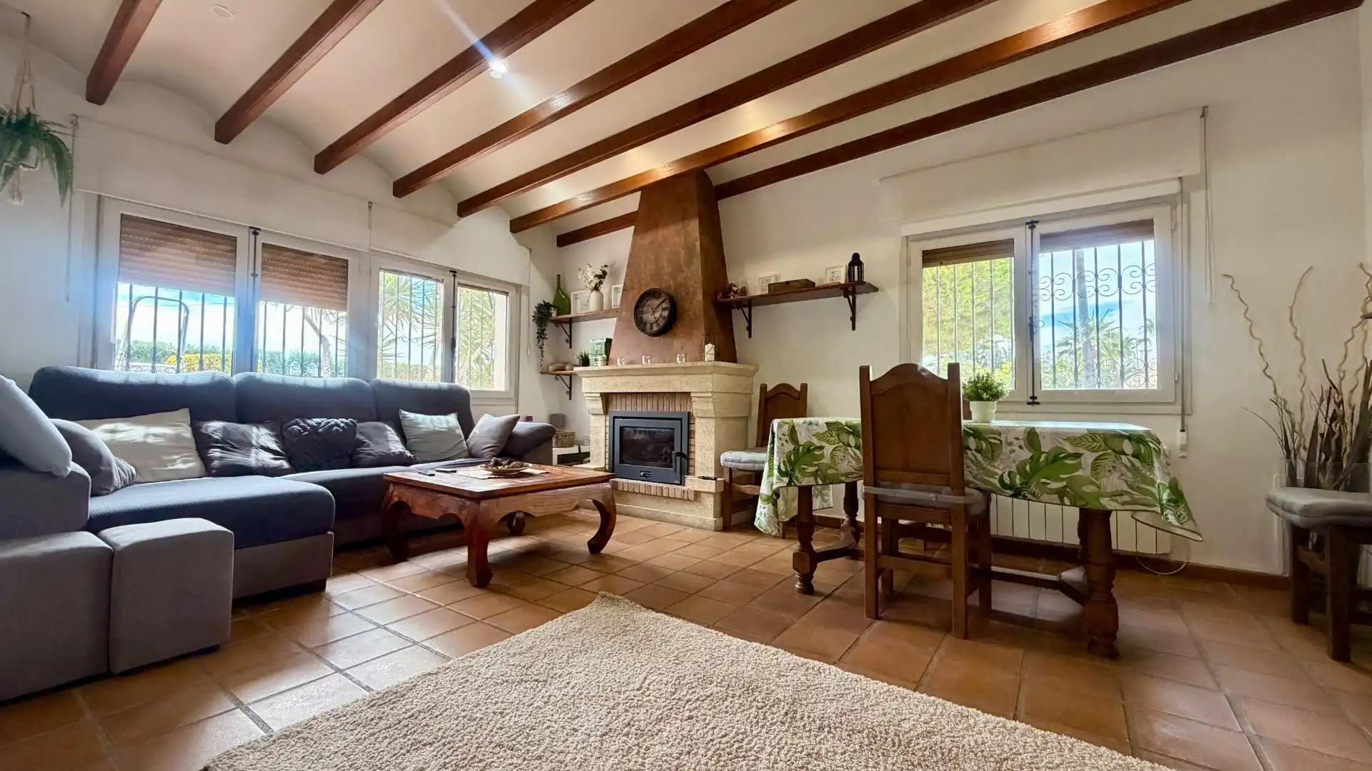 Living room of Houses for sale in Elche / Elx  with Air Conditioner, Private garden and Terrace