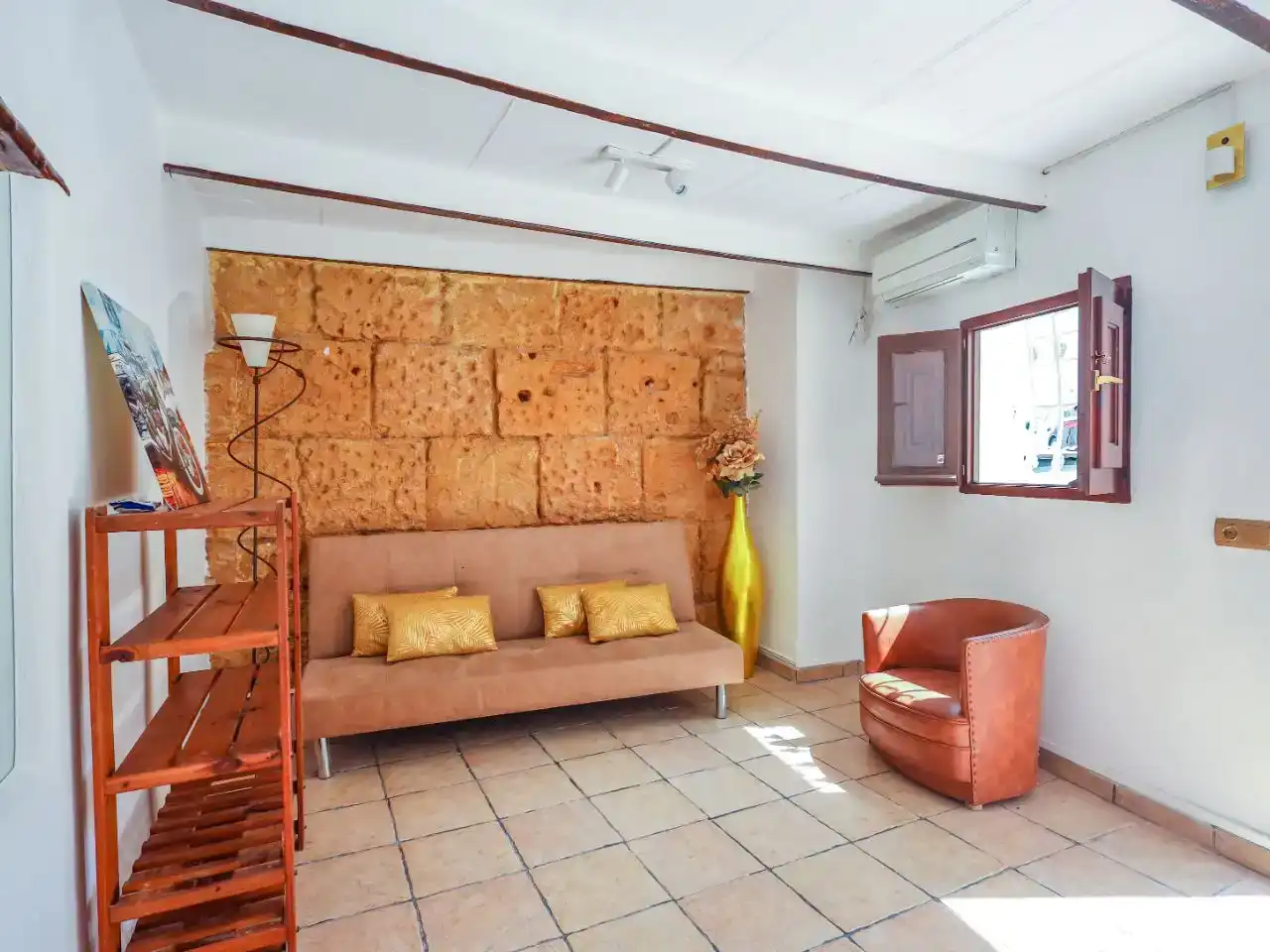 Sala d'estar de Pis de lloguer en Eivissa amb Aire condicionat