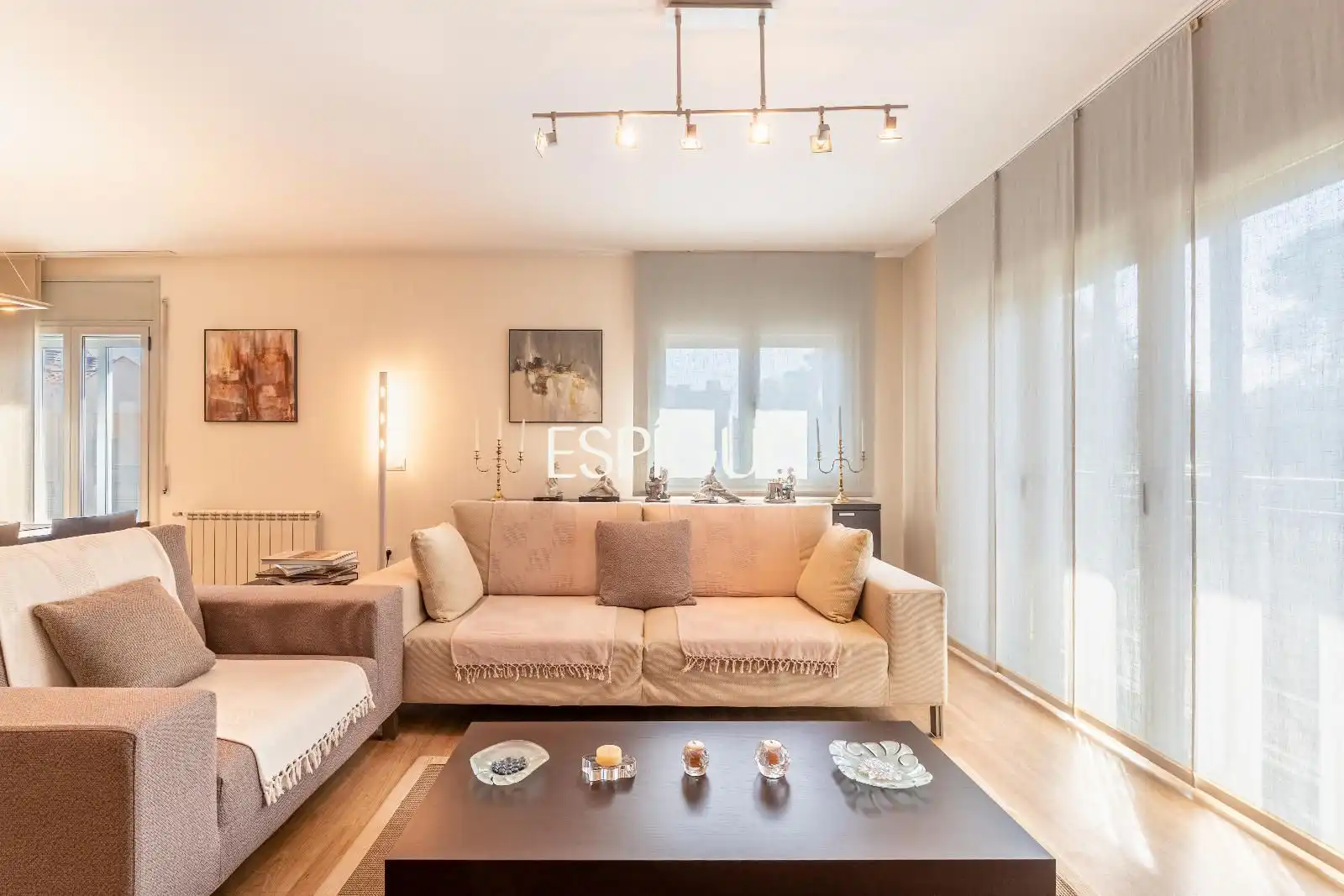 Living room of Flat for sale in Caldes de Malavella  with Air Conditioner, Heating and Terrace