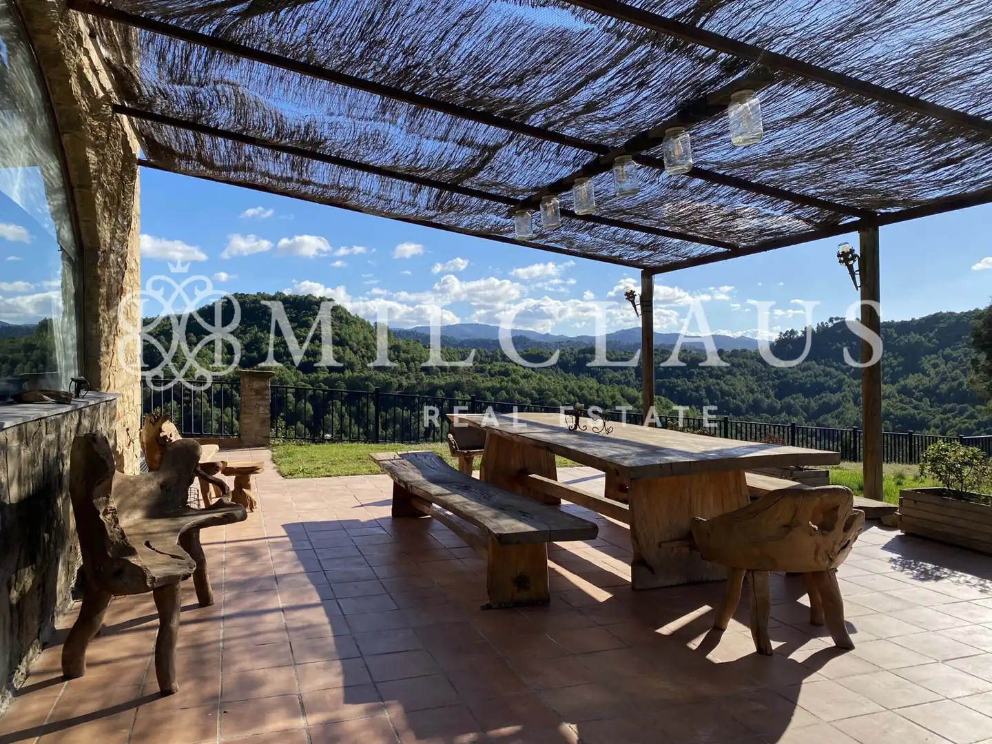 Terrassa de Finca rústica en venda en Talamanca amb Aire condicionat, Calefacció i Jardí privat