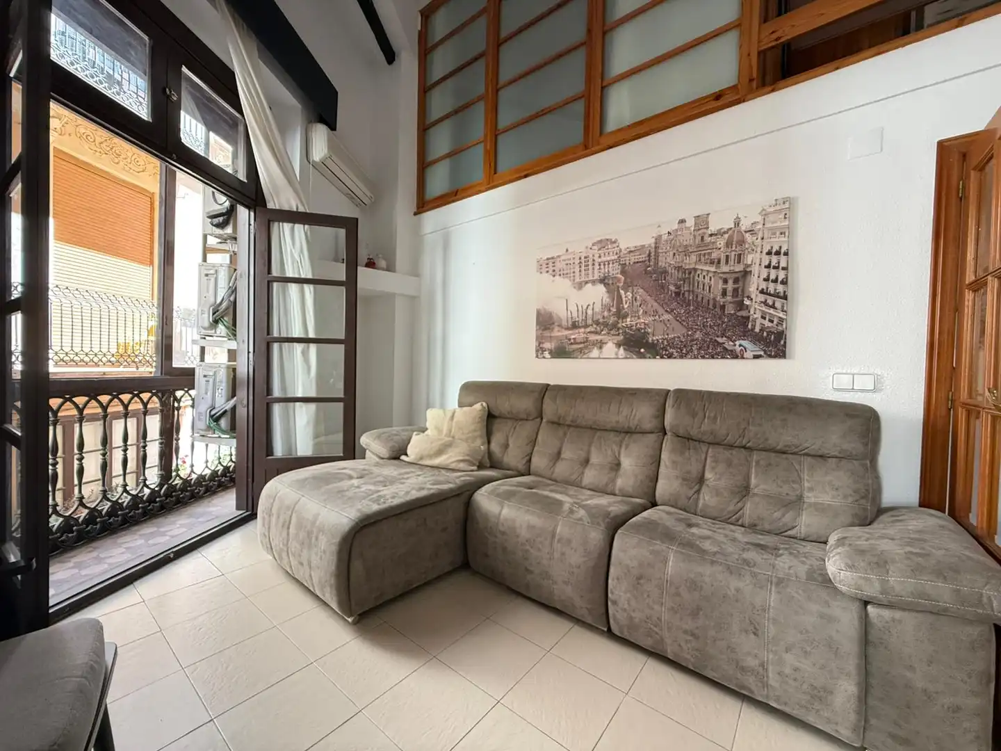 Sala de estar de Piso en venta en Valencia con Aire acondicionado, Terraza y Amueblado