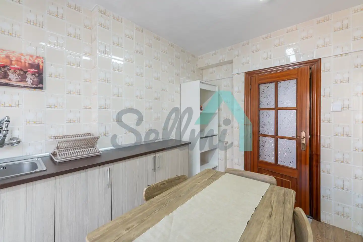 Küche von Wohnung zur Miete in Oviedo  mit Heizung, Terrasse und Möbliert