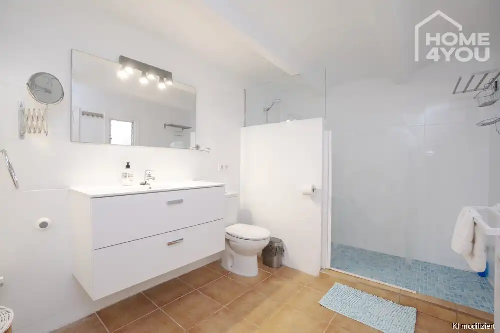 Bathroom of Houses for sale in Maria de la Salut  with Air Conditioner, Heating and Terrace
