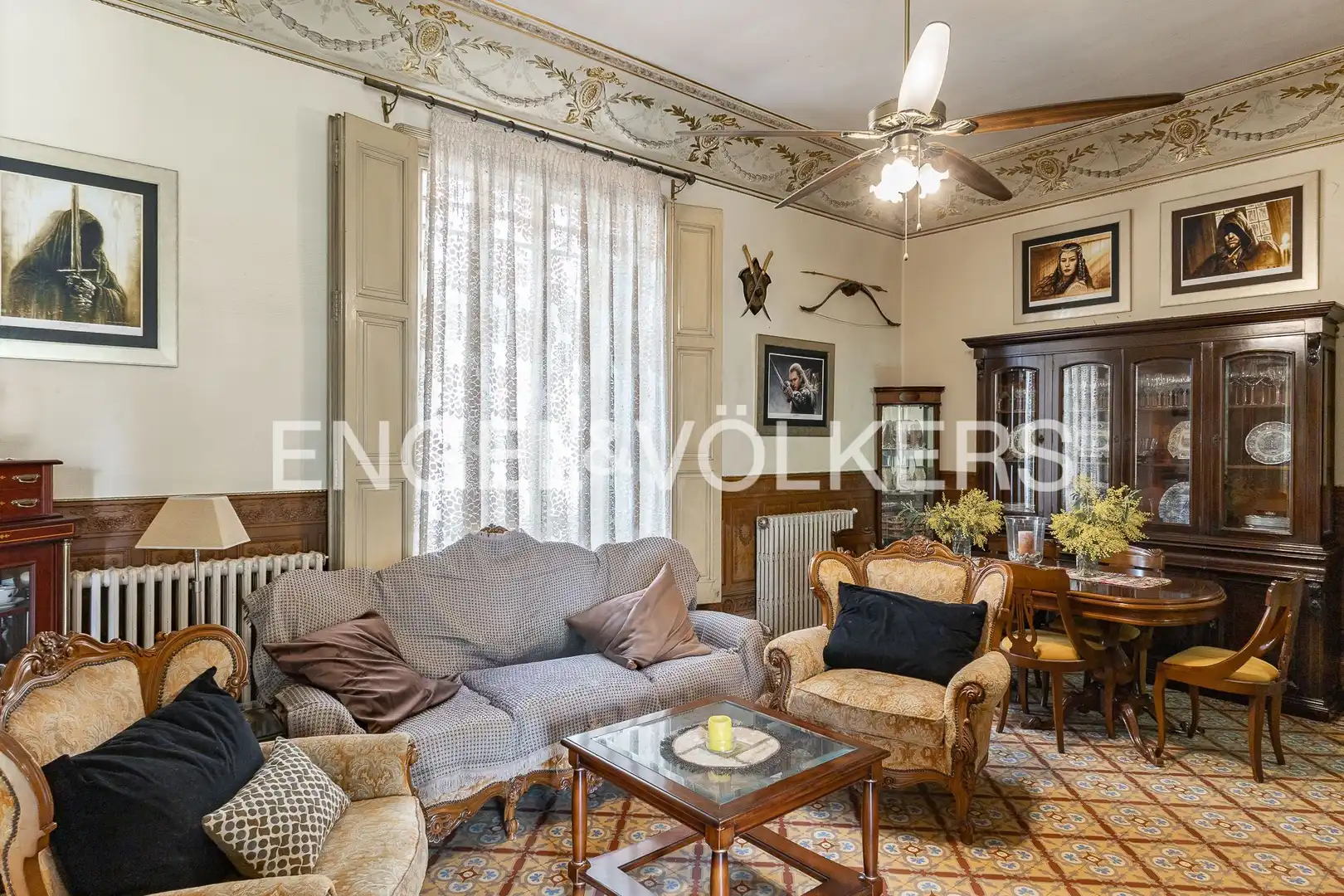 Sala de estar de Casa adosada en venta en Sant Celoni con Calefacción, Jardín privado y Terraza
