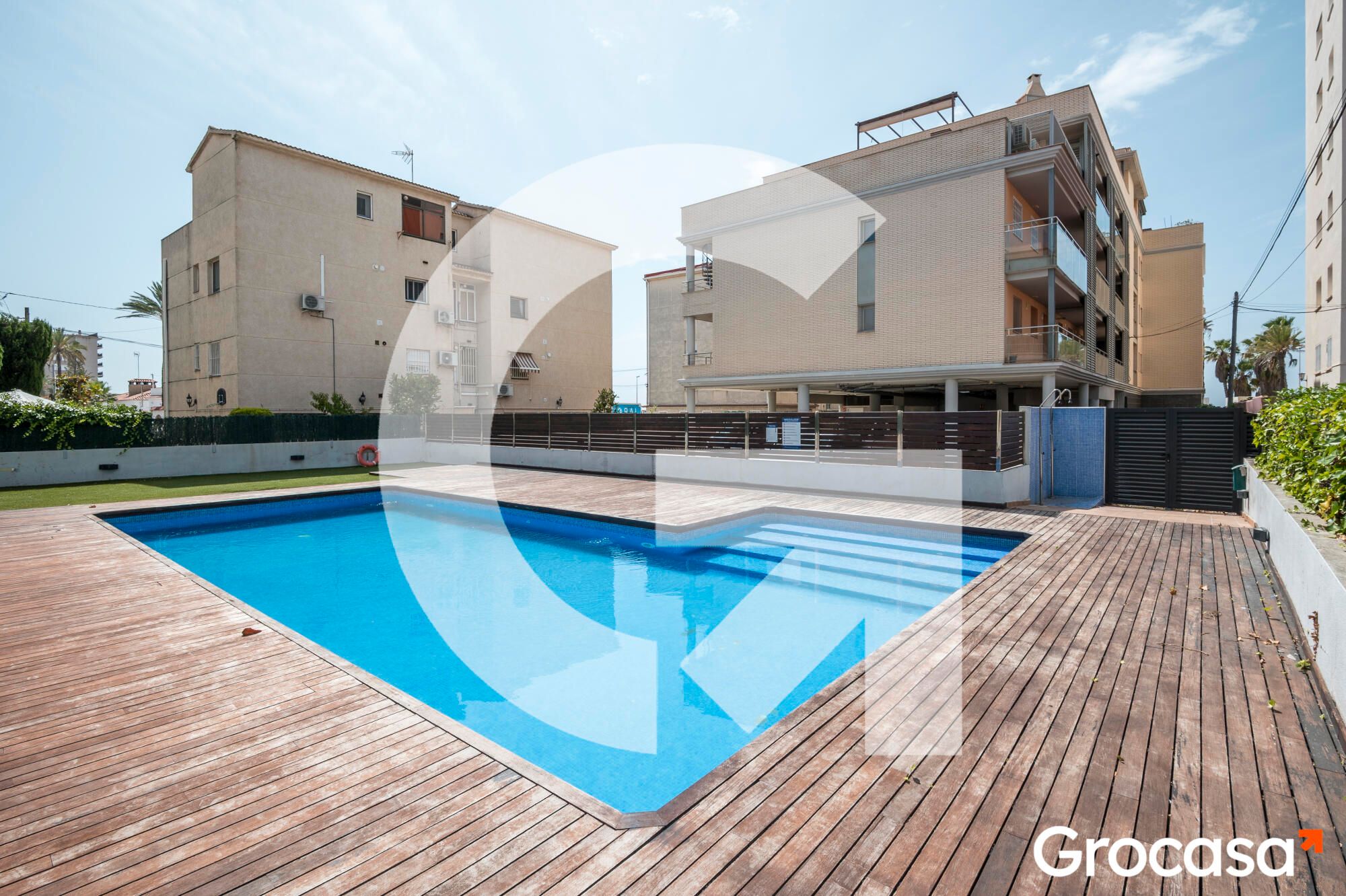 Swimming pool of Flat for sale in Cunit  with Air Conditioner, Heating and Terrace
