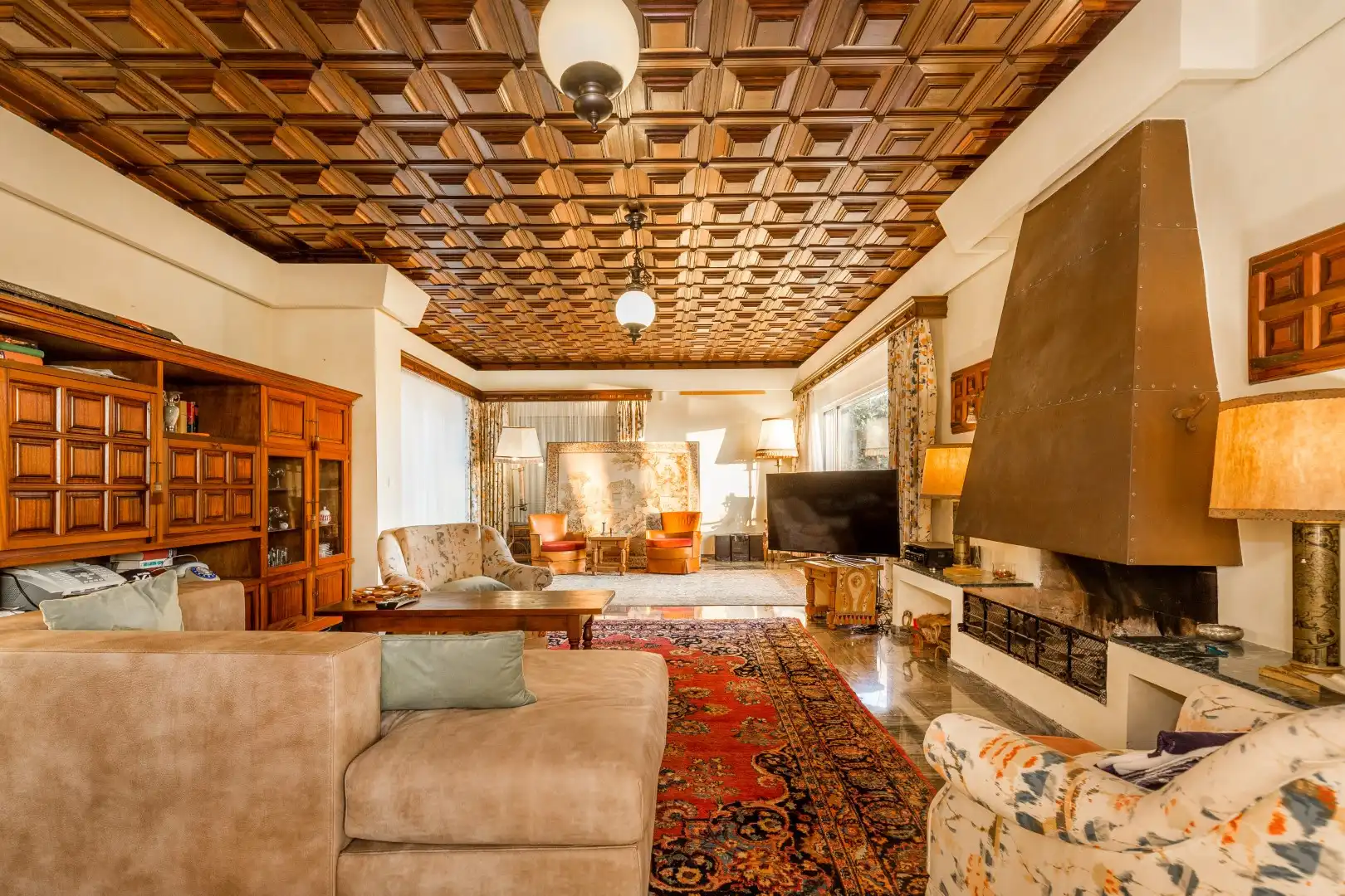 Sala de estar de Casa o chalet en venta en Marbella con Jardín privado y Piscina