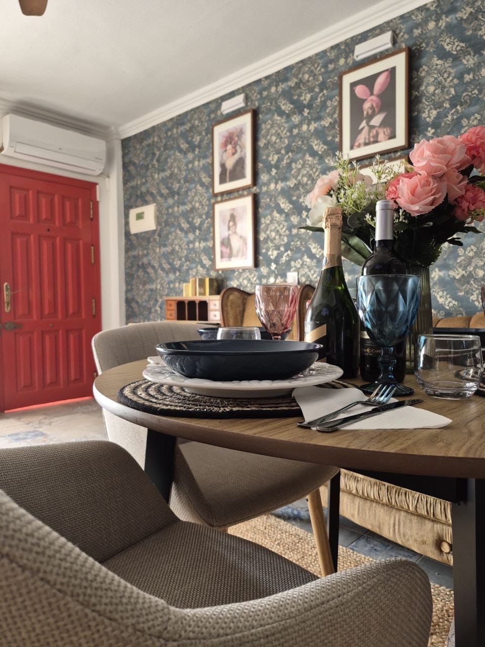 Menjador de Casa adosada en venda en Cartagena amb Aire condicionat i Moblat