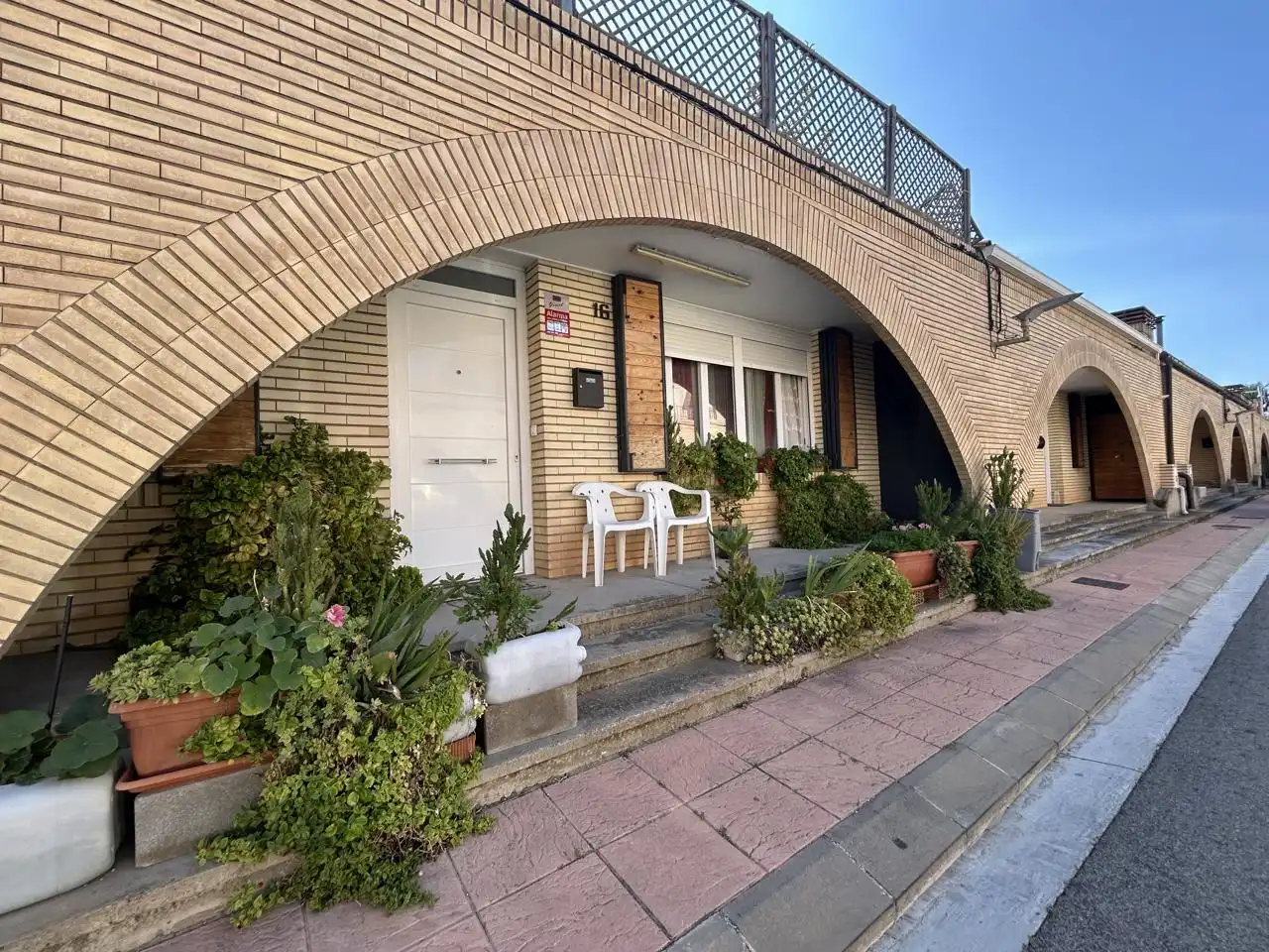 Vista exterior de Casa o xalet en venda en Fontellas amb Calefacció, Terrassa i Traster