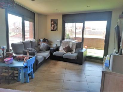 Living room of Flat for sale in Artés  with Heating, Terrace and Balcony