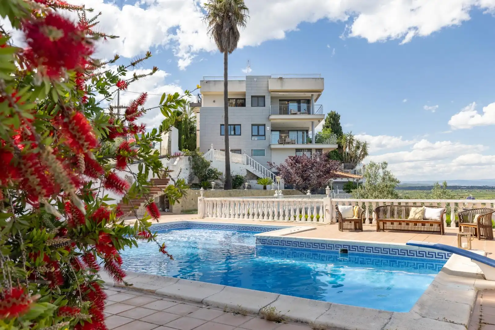 Swimming pool of Houses for sale in Chiva  with Air Conditioner, Heating and Private garden