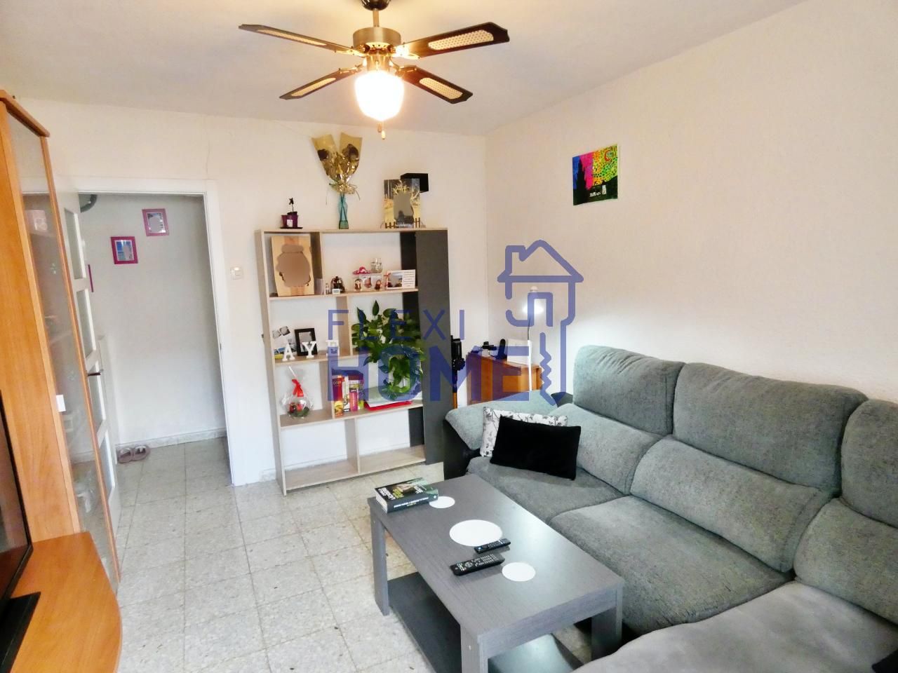 Living room of Flat for sale in Guadalajara Capital  with Heating, Terrace and Furnished