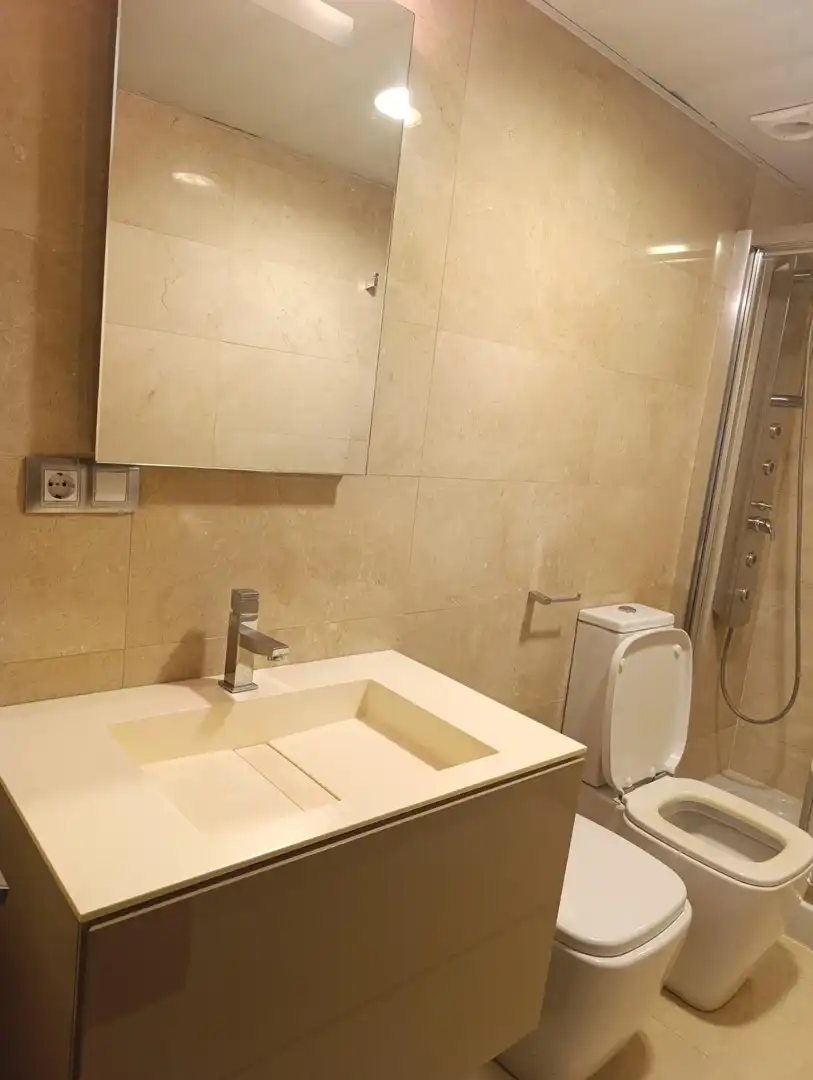 Bathroom of Apartments for sale in Garrucha  with Air Conditioner, Heating and Furnished
