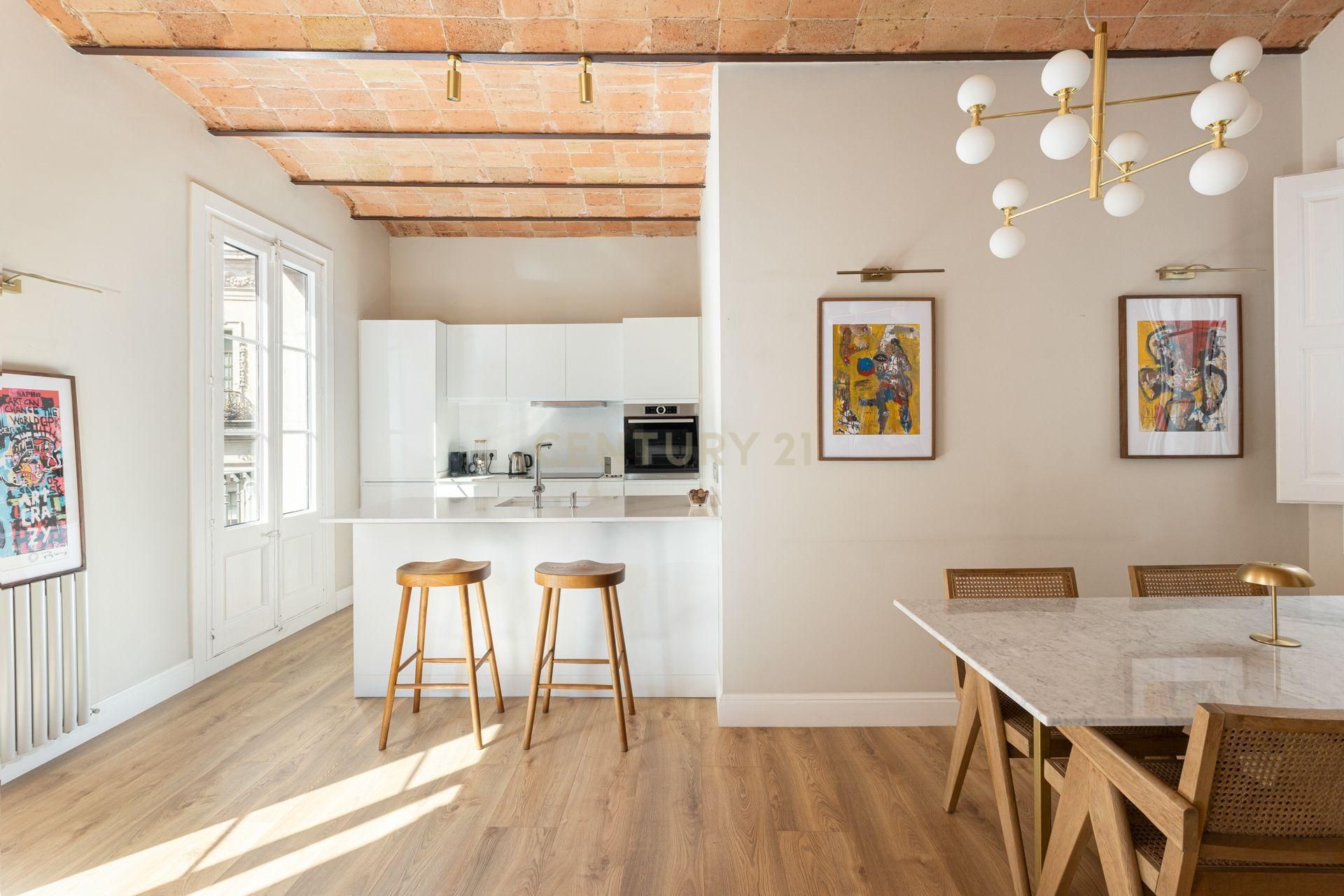 Cuina de Apartament en venda en  Barcelona Capital amb Balcó