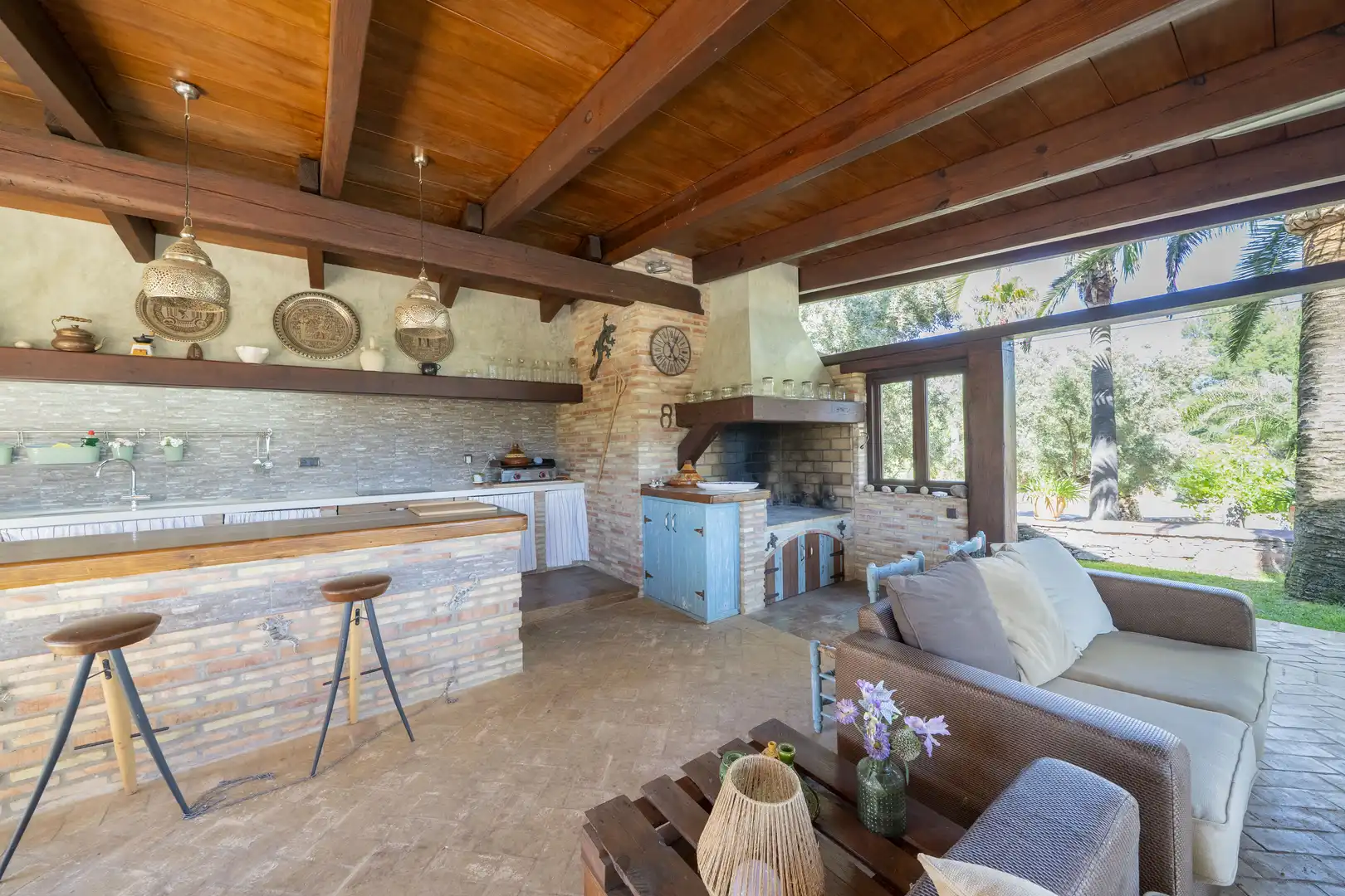 Terraza de Finca rústica en venta en Náquera con Aire acondicionado, Calefacción y Terraza