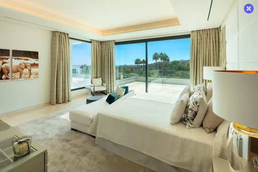 Bedroom of Houses for rent in Marbella  with Air Conditioner, Private garden and Terrace