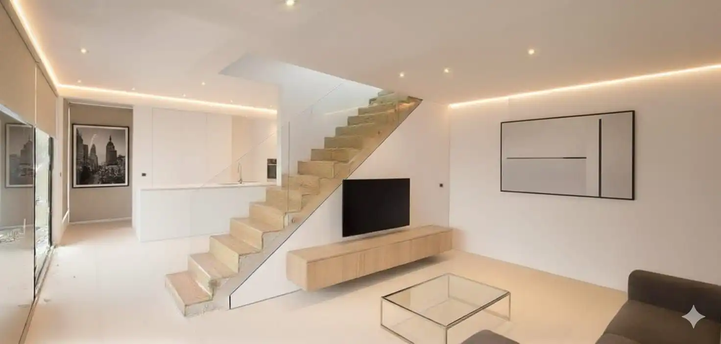 Sala d'estar de Casa o xalet en venda en Mataró amb Aire condicionat, Jardí privat i Terrassa