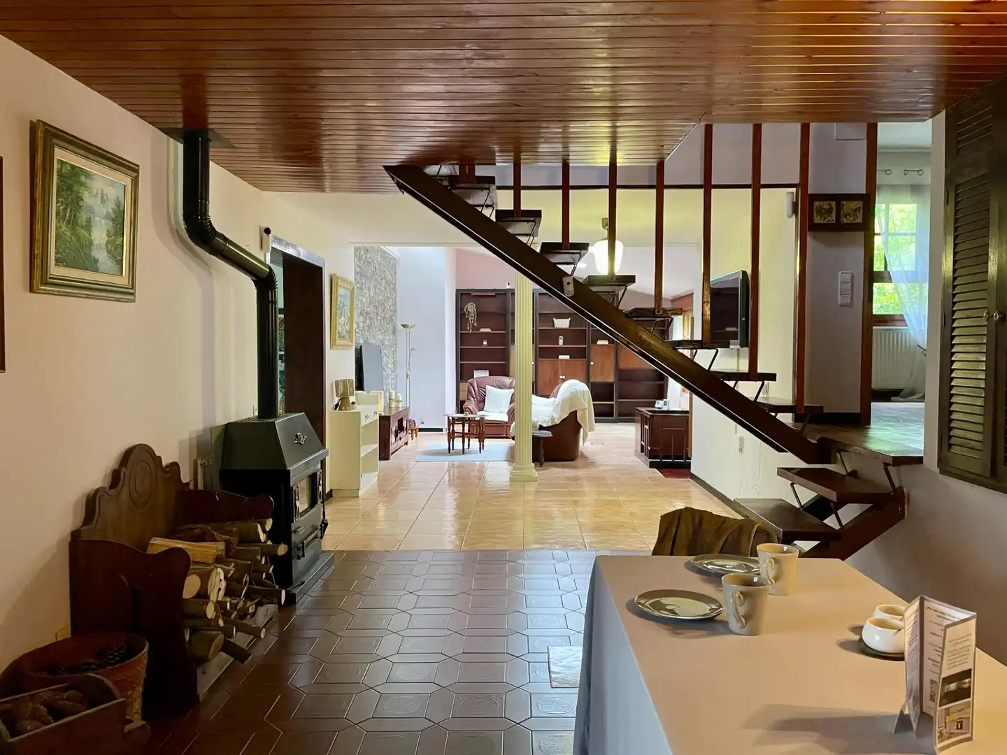 Living room of Houses for sale in Sant Celoni  with Air Conditioner, Heating and Private garden