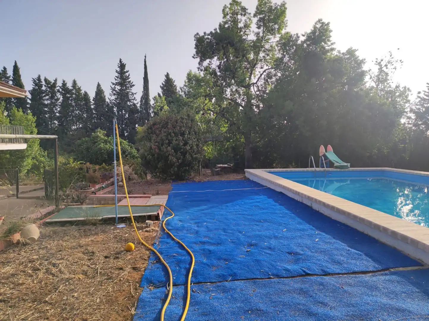 Swimming pool of Houses for sale in Bollullos de la Mitación  with Air Conditioner, Heating and Private garden