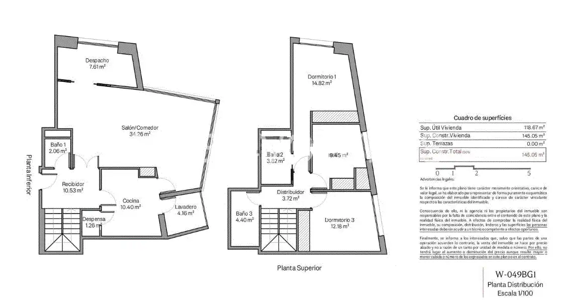 Maisonette zum Verkauf in Valencia mit Klimaanlage, Heizung und Privatgarten