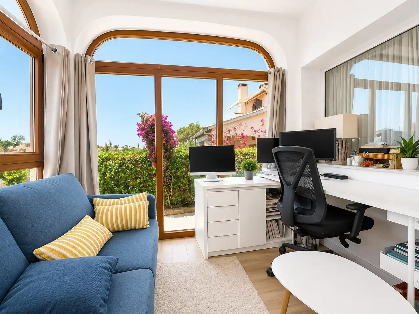 Sala de estar de Casa o chalet en venta en Sant Pere de Ribes con Aire acondicionado, Calefacción y Jardín privado
