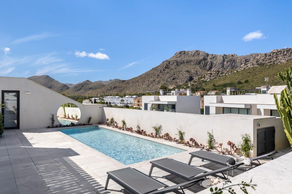 Exterior view of Attic for sale in Pollença  with Air Conditioner, Heating and Terrace