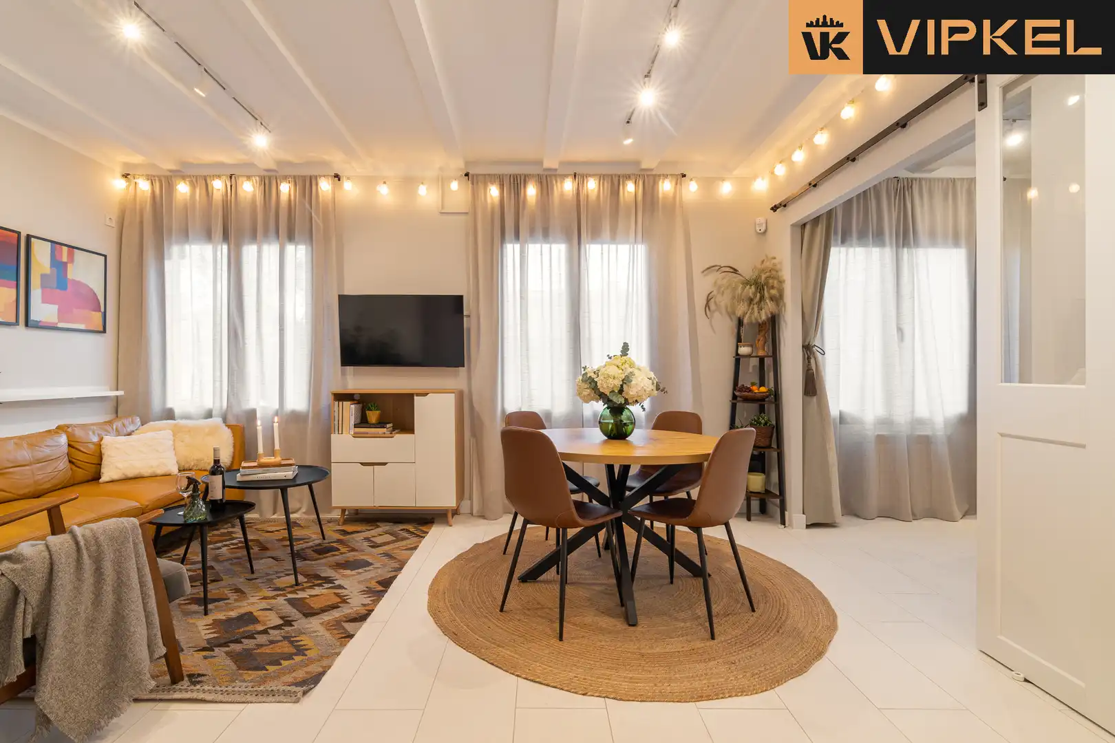 Living room of Flat for sale in Barcelona  with Air Conditioner, Heating and Furnished