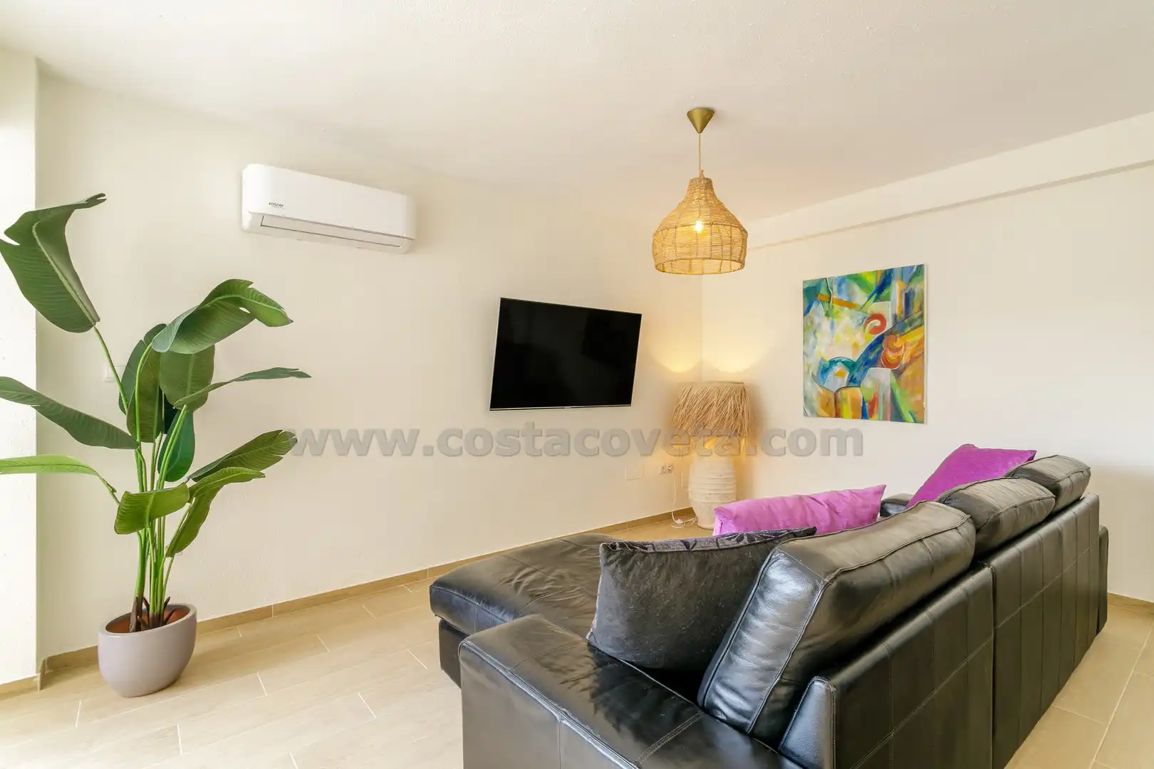 Living room of Attic for sale in El Campello  with Air Conditioner, Storage room and Furnished