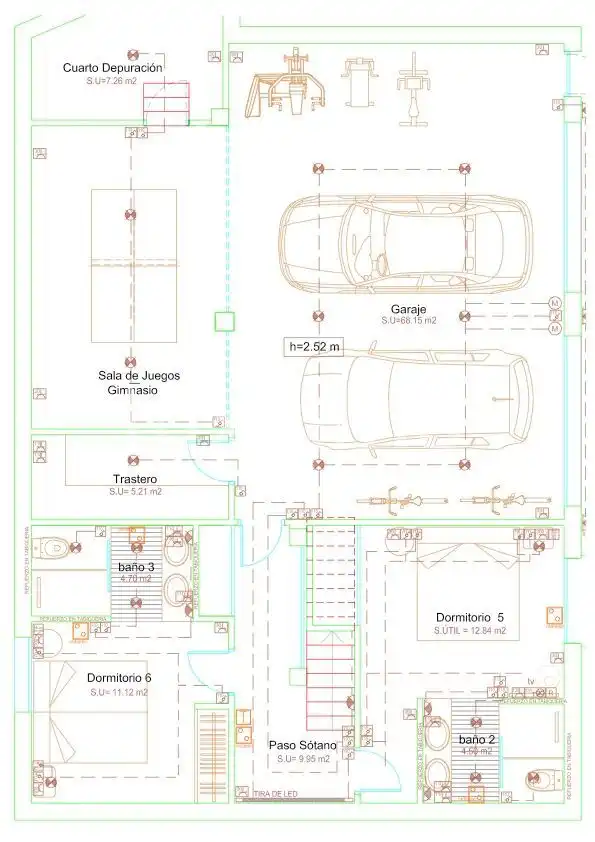 Parking of Houses for sale in El Campello  with Air Conditioner, Heating and Terrace