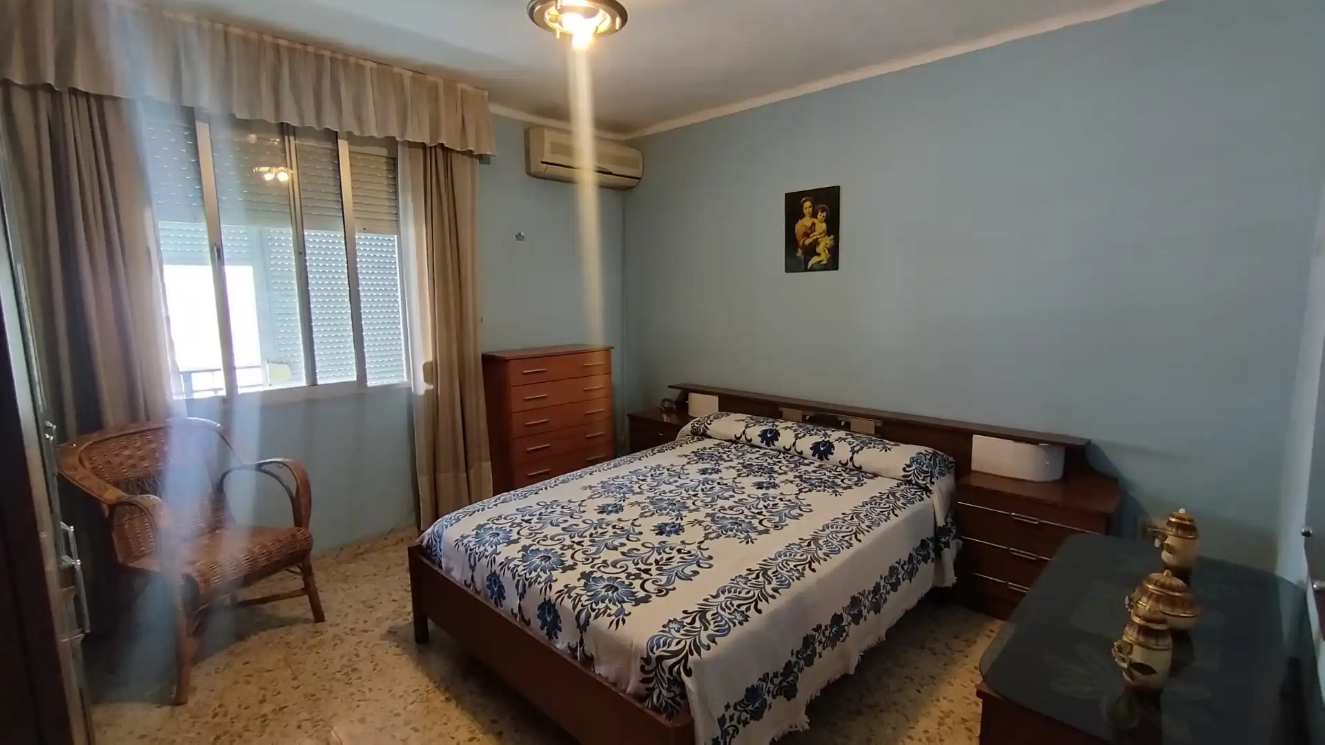 Bedroom of Flat for sale in Sevilla  with Air Conditioner and Terrace
